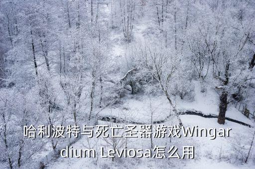 哈利波特与死亡圣器游戏Wingardium Leviosa怎么用