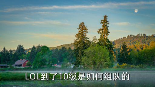LOL到了10级是如何组队的