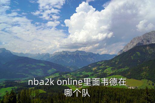 nba2k online里面韦德在哪个队