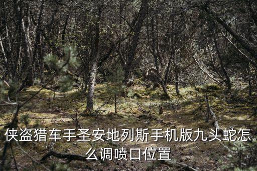 侠盗猎车手圣安地列斯手机版九头蛇怎么调喷口位置
