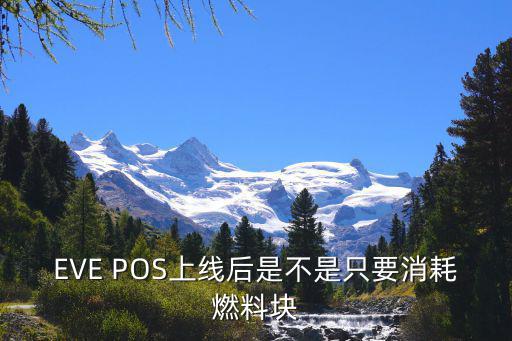 EVE POS上线后是不是只要消耗燃料块