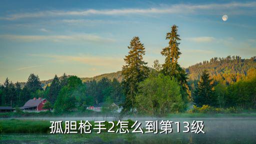 孤胆枪手2手游段位怎么提升，孤胆枪手2怎么到第13级