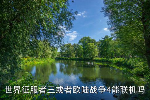 世界征服者三或者欧陆战争4能联机吗