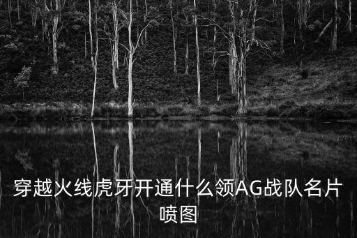 穿越火线虎牙开通什么领AG战队名片喷图