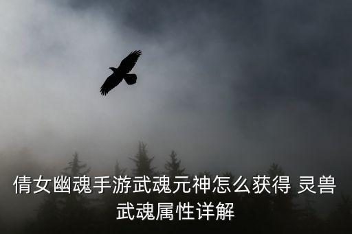 倩女幽魂手游武魂元神怎么获得 灵兽武魂属性详解