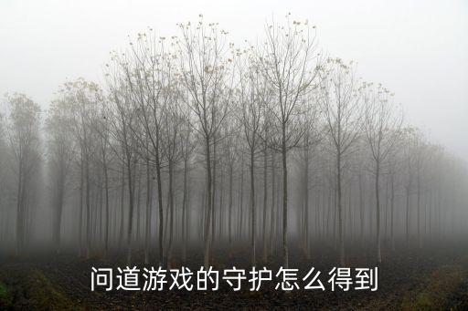 问道手游怎么得到守护珠，问道游戏的守护怎么得到