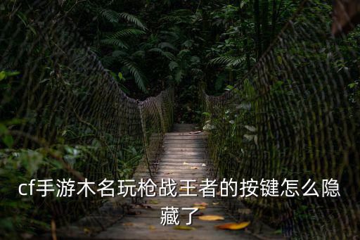 cf手游木名玩枪战王者的按键怎么隐藏了