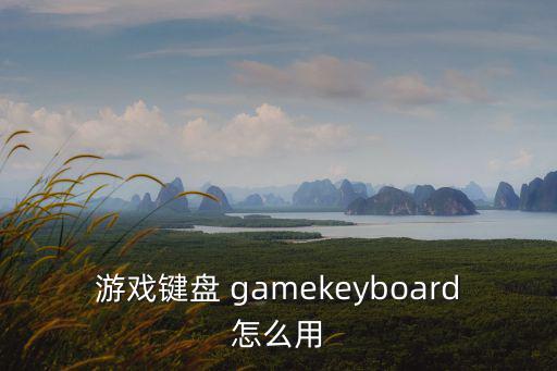 游戏键盘 gamekeyboard怎么用