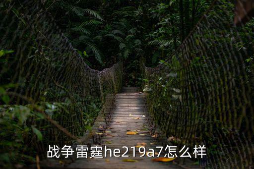 战争雷霆手游游骑兵怎么样，战争雷霆he219a7怎么样