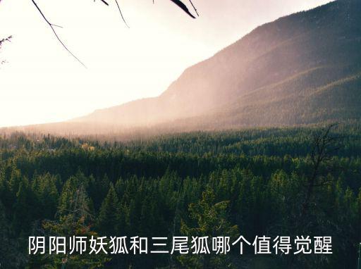 阴阳师妖狐和三尾狐哪个值得觉醒