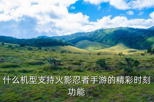 什么机型支持火影忍者手游的精彩时刻功能