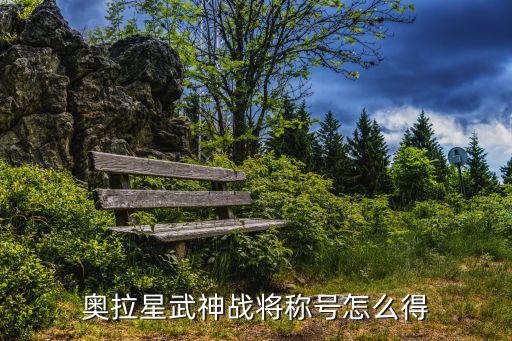 奥拉星武神战将称号怎么得