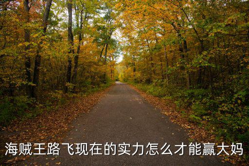 海贼王路飞现在的实力怎么才能赢大妈