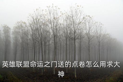 联盟手游点券大礼包怎么用，英雄联盟送的点券怎么用