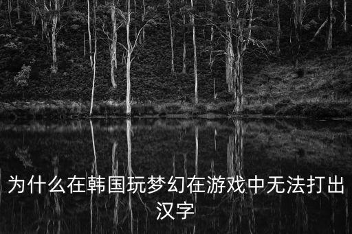 梦幻手游打不出中文字怎么办，梦幻怎么打不出来字啊