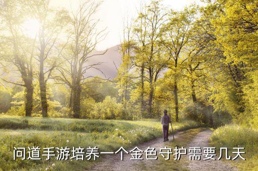 问道手游金色守护怎么得，问道游戏的守护怎么得到