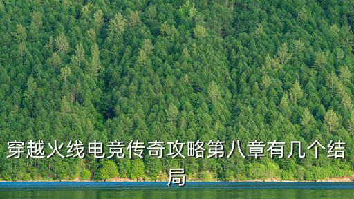 穿越火线电竞传奇攻略第八章有几个结局