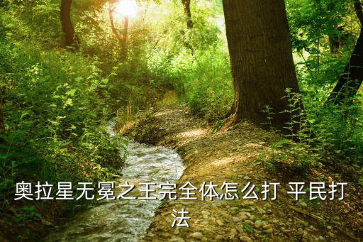奥拉星无冕之王完全体怎么打 平民打法