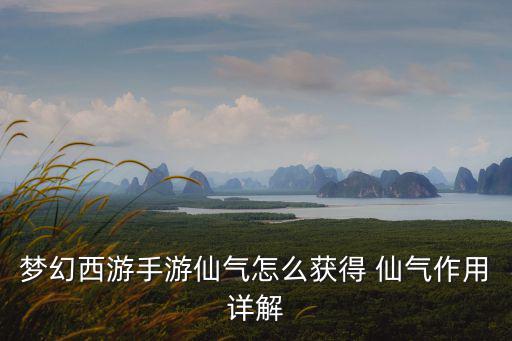 梦幻西游手游仙气怎么获得 仙气作用详解