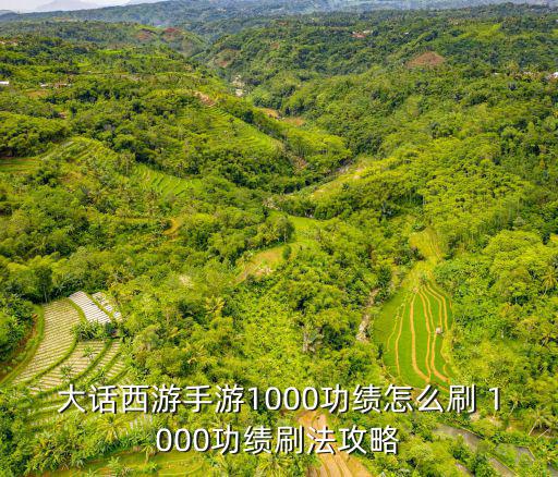 大话西游手游1000功绩怎么刷 1000功绩刷法攻略