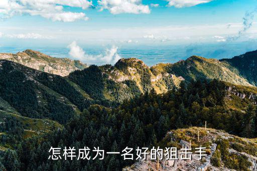 怎样成为一名好的狙击手