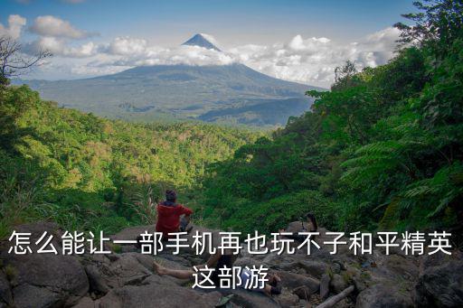 和平精英手游怎么禁赛，怎么能让一部手机再也玩不子和平精英这部游