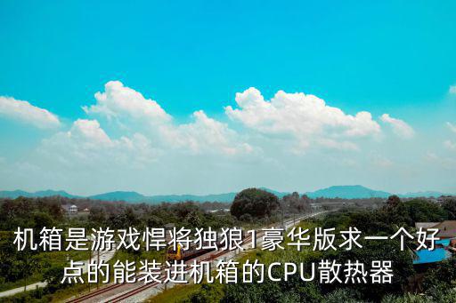 机箱是游戏悍将独狼1豪华版求一个好点的能装进机箱的CPU散热器