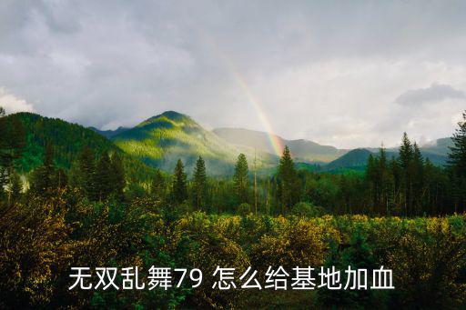 无双乱舞79 怎么给基地加血