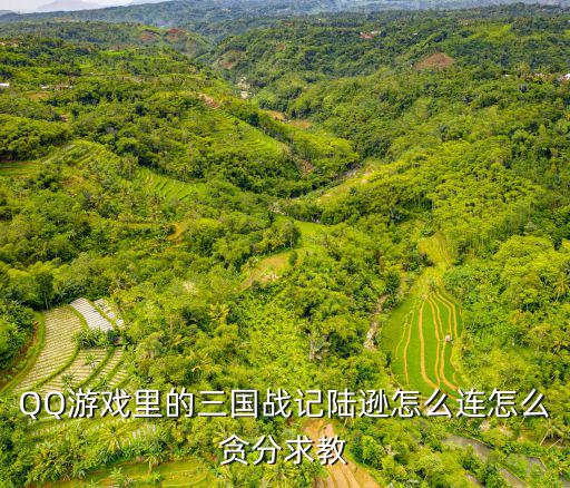QQ游戏里的三国战记陆逊怎么连怎么贪分求教