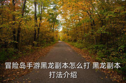 冒险岛手游怎么刷龙，冒险岛的黑龙哪刷