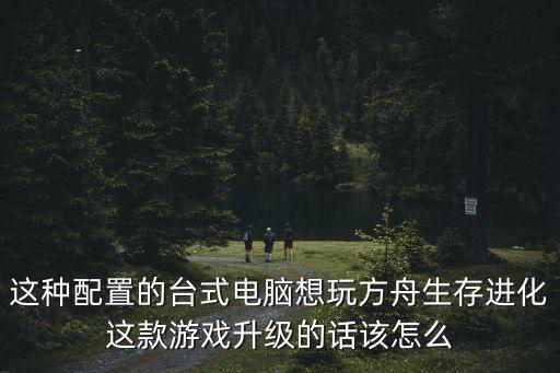 这种配置的台式电脑想玩方舟生存进化这款游戏升级的话该怎么