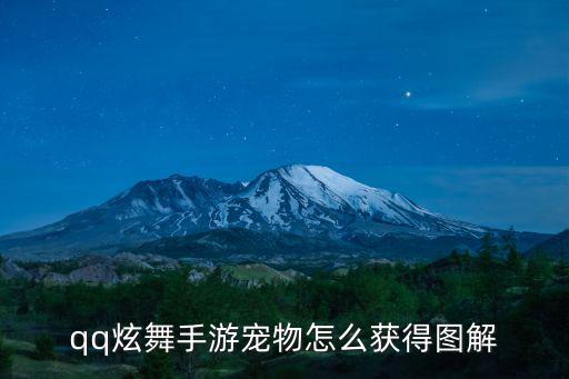qq炫舞手游宠物怎么获得图解