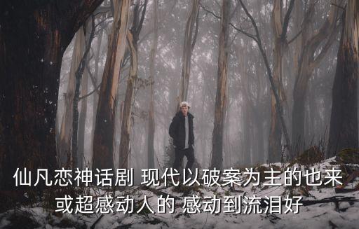 仙凡恋神话剧 现代以破案为主的也来或超感动人的 感动到流泪好