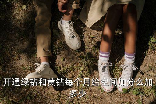 开通绿钻和黄钻每个月给空间加分么加多少