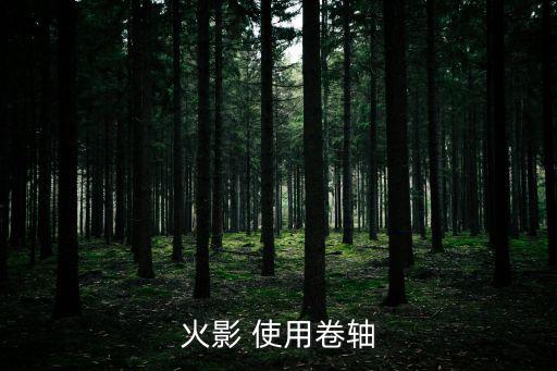 火影忍者手游决斗场怎么加卷轴，火影 使用卷轴