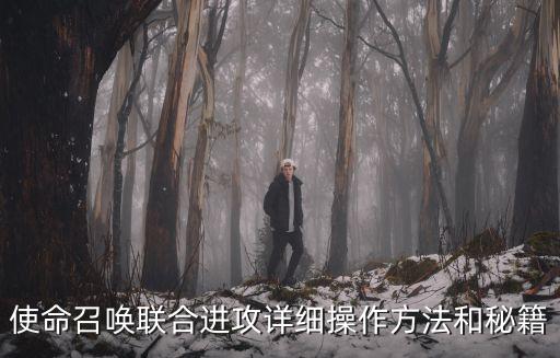 使命召唤联合进攻详细操作方法和秘籍