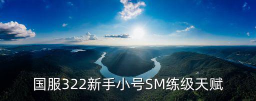 国服322新手小号SM练级天赋