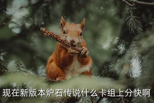 现在新版本炉石传说什么卡组上分快啊