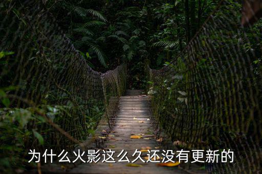 火影手游迟迟不更新怎么回事，为什么火影这么久还没有更新的