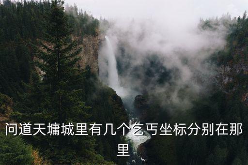 问道天墉城里有几个乞丐坐标分别在那里