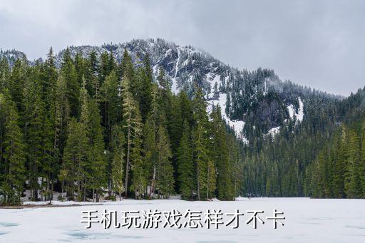 手机玩游戏怎样才不卡