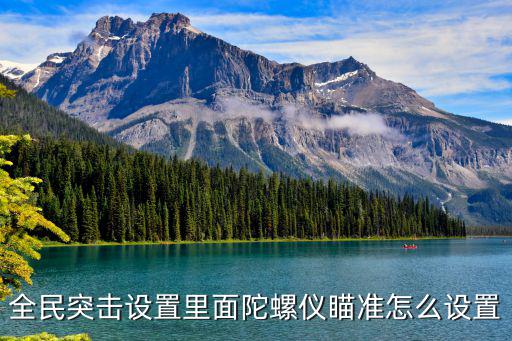 全民突击设置里面陀螺仪瞄准怎么设置