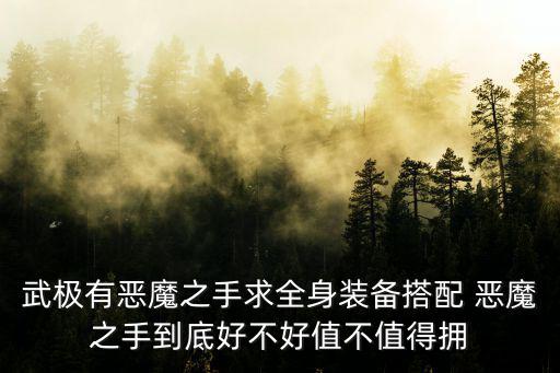 武极有恶魔之手求全身装备搭配 恶魔之手到底好不好值不值得拥