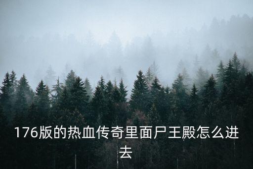 传奇手游尸王殿坐标怎么走，传奇3的尸王殿怎么才能进得去