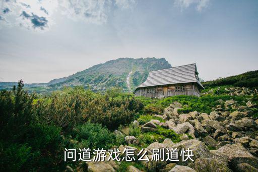 问道游戏怎么刷道快