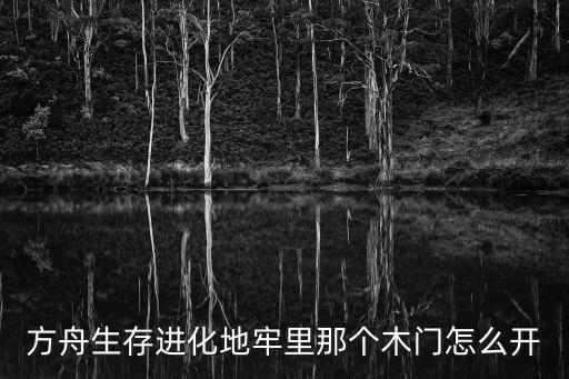 方舟生存进化地牢里那个木门怎么开