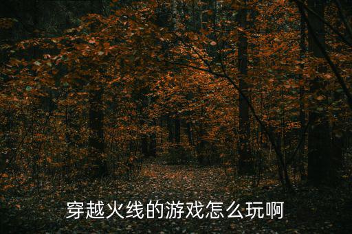 穿越火线的游戏怎么玩啊