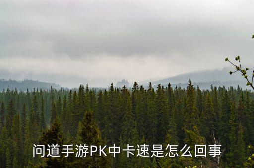 问道手游pk怎么才能不卡速度，问道怎么做才不卡