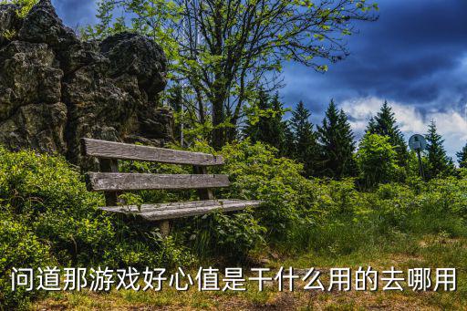 问道那游戏好心值是干什么用的去哪用