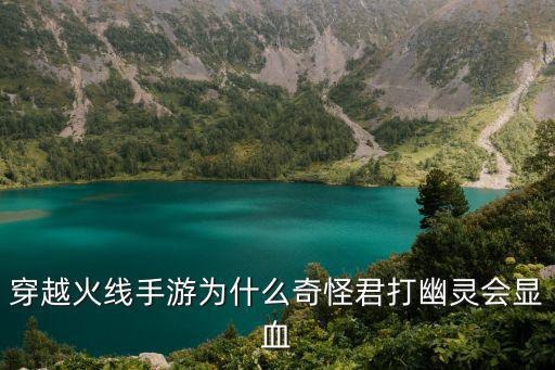 cf怎么看到幽灵的血手游，穿越火线手机版怎么看幽灵的血量